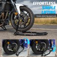 thumbnail image 5 of Motorcycle Stand Front Wheel Lift Stands, 990Lbs Capacity, Swingarm Spool Paddock Stands for Sport Bike, Fit for Yamaha Honda Kawasaki, 5 of 9