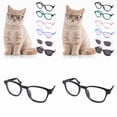 thumbnail image 4 of Pet Glasses for Windproof Eye for Dogs and Cats Cool Eyewear Accessory for, 9.5X5.5X3 cm, Black, 4 of 6