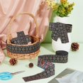 thumbnail image 5 of 7.66Yards 1-5/8Inch Black Jacquard Single Face Embroideried Lace Trim Woven Ribbon Fabric Trim Floral Pattern Ribbon for Sewing Crafting Home Decor Gift Wrapping Embellishment, 5 of 9