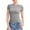 Gray#A3, variant on Plus Size Shirts for Curvy Women Y2k Short Sleeve Crew Neck T Shirts Casual Double Lined Slim Fit Tees Going Out Basic Tops Summer Fashion Black M