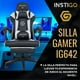 thumbnail image 2 of Silla Gamer Ergonómica IG642 Reclinable hasta 135°  Soporta hasta 120 kg con reposapies y Cojines para Soporte de Cuello y Lumbar Silla de Oficina y Escritorio Ejecutiva, 2 of 8