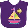 thumbnail image 3 of Inktastic Sailboat Girls Sailing Girls Baby Bib, 3 of 4