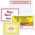 thumbnail image 1 of Tape Logic PL497 6 .5 x 10 in. 2 Mil Poly Yellow & Orange Important Papers Enclosed SDS Envelopes, 1 of 1