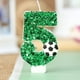 thumbnail image 2 of Vela de Cumpleaños de Fútbol, Decoración para Tarta de Fútbol de 9.º Cumpleaños, Velas de Nueve Años con Brillantina Verde, Número 9, para Cupcakes, Decoración para Fiestas de Cumpleaños para Niños y, 2 of 2
