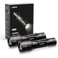 thumbnail image 1 of Lepro LED Flashlight with Clip, LE2050 High Lumen, Super Bright, 5 Lighting Modes, Zoomable, Waterproof, Pocket Size Mini Flashlight for Camping, Emergency, Repair-Powered by AAA Battery, 2 Packs, 1 of 8