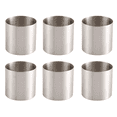 thumbnail image 4 of 6 Pieces Round Biscuit Cutter Stainless Steel Mousse Ring Mini Circle Cookie Cutters Frying Egg Rings Baking Tool, 4 of 10