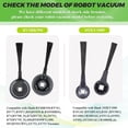 thumbnail image 4 of WTYYC 4Pack Shark Side Brush Replacement for RV850 R85 RV850BRN RV850WV RV851WV RV750 R75 RV760 RV761 RV71 72 75 ION Robot Vacuums Compare to Model RVSBK950, 4 of 7