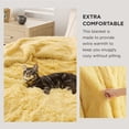 thumbnail image 3 of Manta polar Bedsure, tamaño king, gruesa y suave, sherpa, color amarillo, 274 x 229 cm, 3 of 9