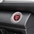 thumbnail image 5 of 2 piezas de botón de arranque con anillos brillantes, pegatina con emblema de botón de parada de arranque de motor de coche, accesorios de coche con diamantes de imitación rojos, decoración para mujer y niña de 1,2 pulgadas, plateado oso de fresa Electrónica, 5 of 5