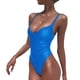 thumbnail image 2 of Traje de baño de Color Puro, Traje de baño de una Pieza con Cuello en V Traje de baño de una Pieza Traje de baño con Cuello en V Eficiencia óptima, 2 of 5