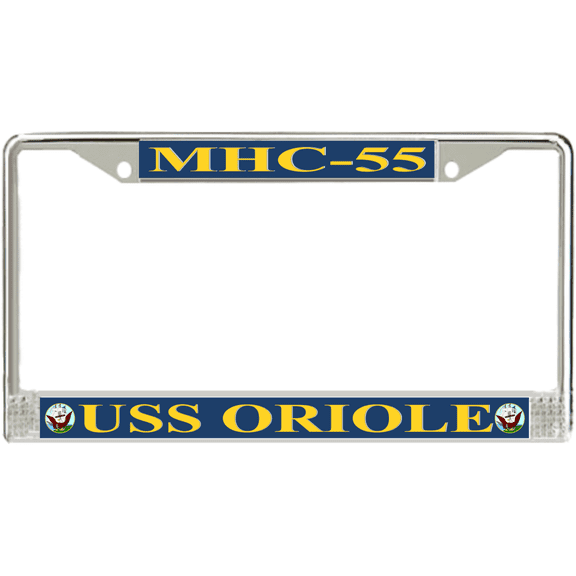 USS Oriole MHC-55 License Plate Frame