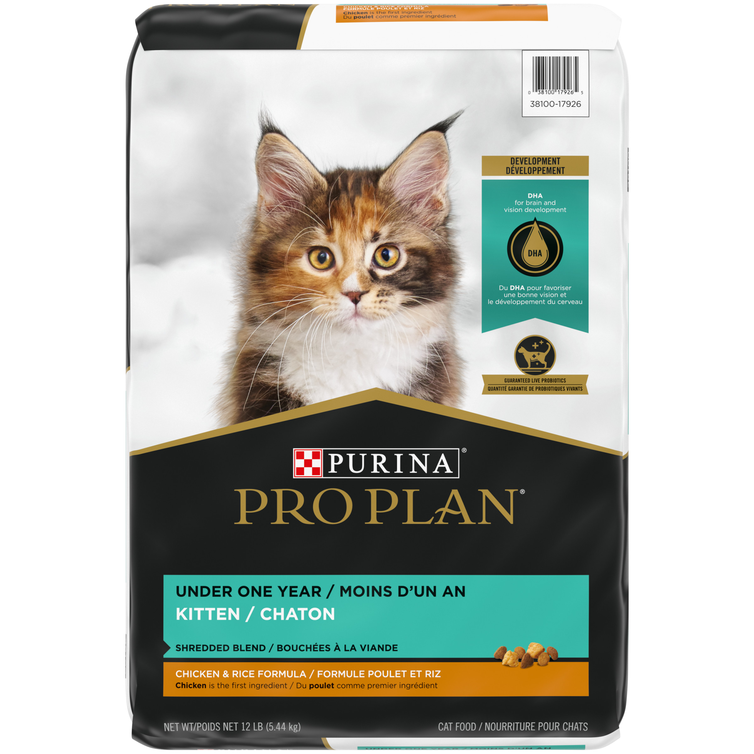 Purina Pro Plan Dry Kitten Food For Kittens Chicken Rice Dry Cat Food 