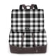 thumbnail image 1 of Balery White And Black Plaid Mochila de Cuero para Mujeres, Gran Capacidad, Bolsa de Viaje Multifuncional, Mochila de Cuero y Bolsa de Hombro para Mujeres, 1 of 4