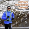 thumbnail image 3 of Chaleco de seguridad reflectante de alta visibilidad de 2 piezas | Ligero, ajustable y elástico | para correr, andar en bicicleta, trabajadores de la construcción, 3 of 5