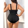 thumbnail image 2 of Plus Size Hollow Detail Stylish Bodycon Jumpsuit, 2 of 5