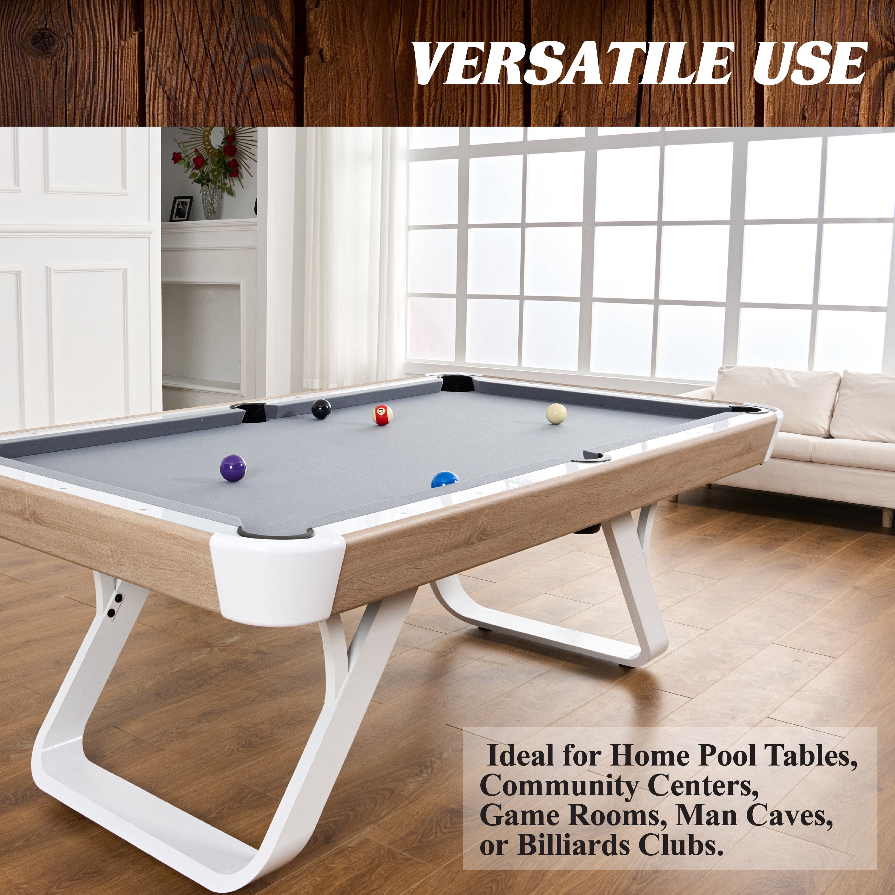 Barrington Billiards 16-Piece Regulation 2-1/4 inch Pool Ball Set with Triangle Rack