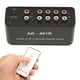 thumbnail image 5 of M Buder Switcher RCA de 4 Vías Multifuncional 4 en 1 Salida Selector de Switch Estéreo con Control Remoto IR, 5 of 9