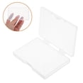 thumbnail image 3 of 8Pcs Portable Transparent Rectangular Plastic Business Card Holder and Playing Card Storage Box Small Size, 3 of 7