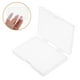 thumbnail image 2 of Caja de plástico vacía para baraja de cartas, 8 unidades, contenedor transparente para guardar cartas, organizador de cartas de juego con cierre a presión para tarjetas de visita bancarias, 2 of 7