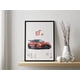 thumbnail image 1 of Carteles impresos de la serie de coches deportivos clásicos, carteles de lujo para la habitación, arte de la pared del hogar, decoración moderna, 911 GTR 718, 1 of 4
