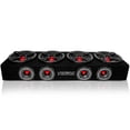 thumbnail image 1 of MENACE AUDIO Boîtier de Voiture AUDIO Milieu de Gamme 4 x 6.5 2000Watts VOICEBOX (MA-VB6525-4R) Rouge, 1 of 5
