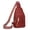 Red, variant on ibiyuan Sling Bag for Men and Women Minimalist Daily Shoulder Bag for Women, Durable Leatherette Exterior Spacious Interior Elegant Everyday Crossbody Purse