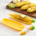 thumbnail image 3 of Mainstays 2PC Corn-Shaped Plates, Yellow, 3 of 9