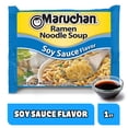 thumbnail image 3 of (3 pack) Maruchan Ramen Noodle Soup, Soy Sauce Flavor Instant Noodles, 3 oz, 3 of 9