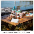 thumbnail image 3 of EIGTHTAIL40 Pcs Reception Wedding Invitation Card Baby Banquet 10.00X9.00X0.05CM, 3 of 8