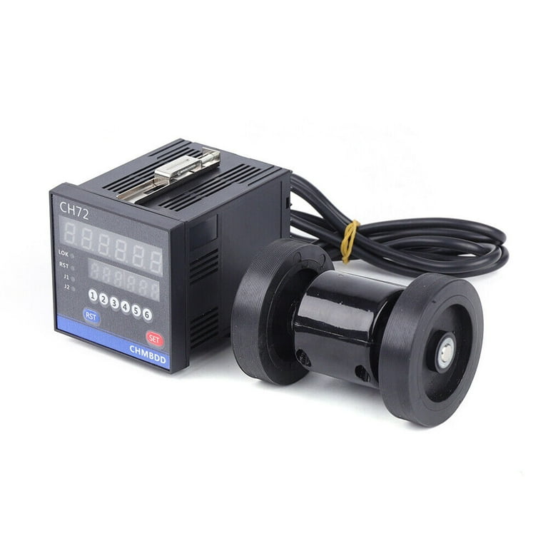 Electronic Meter Counter Two Wheel Length Measuring Accuracy 
