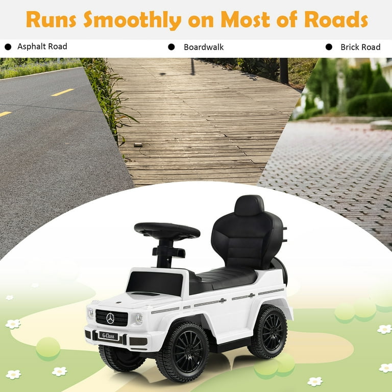 Costway 3 in 1 Ride on Push Car Mercedes Benz G350 Stroller