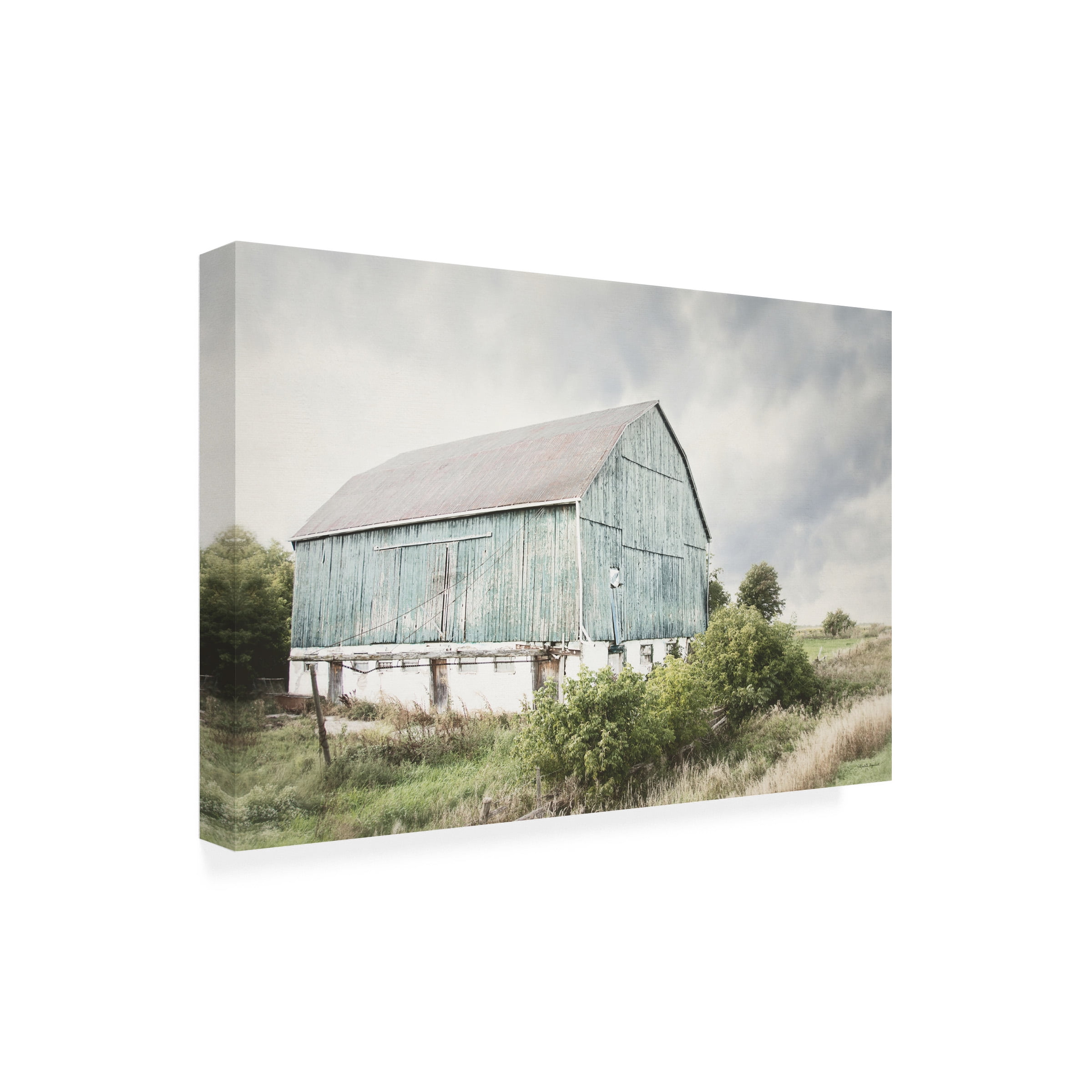 Elizabeth Urquhart 'Late Summer Barn I Crop' Outdoor All-Weather Wall Decor