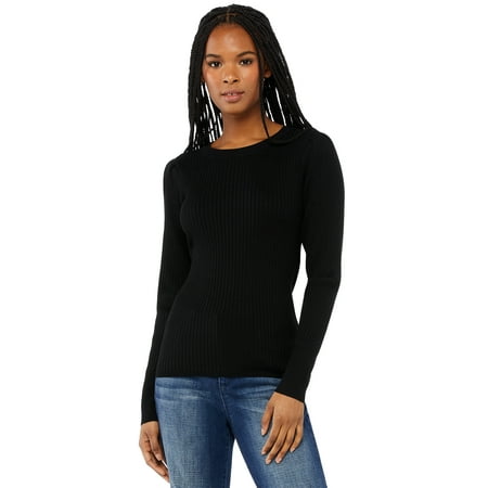 Scoop Women's Rib Knit Sweater