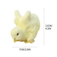 thumbnail image 3 of JilgTeok Imitation Chicken Plush Toy Doll Children's Teaching Easter Model Chicken Model Decoration, 3 of 5