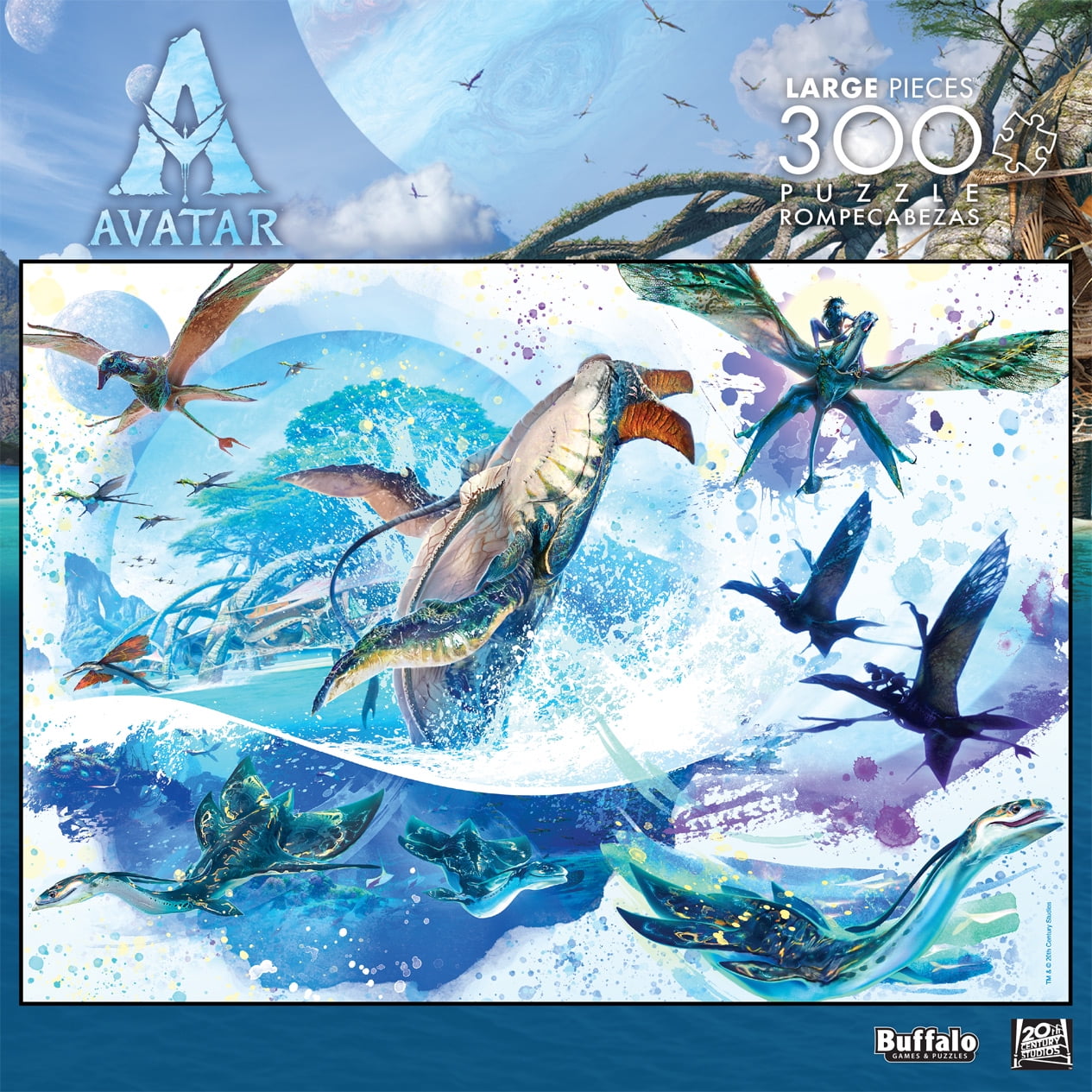 Buffalo Games Avatar Oceans of Pandora 300-Piece Interlocking Jigsaw Puzzle for Adults Ages 14+