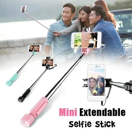 Black Portable Extendable Waterproof Handheld Reliable Safe Selfie Stick for (Best Waterproof Selfie Stick)