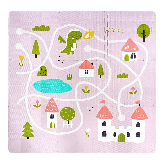 Foamy Infantil Fairy Tale City Unimat 30Cmx30Cmx10Mm