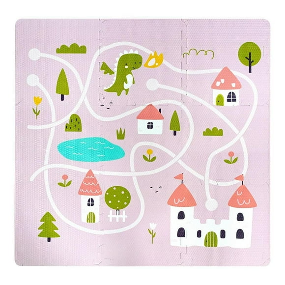 Foamy Infantil Fairy Tale City Unimat 30Cmx30Cmx10Mm
