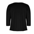thumbnail image 5 of Turilly Plus Size Womens Tops Fashion Women's Casual Comfortable 3/4 Sleeve Round Neck Fold Blouse Top, 5 of 6