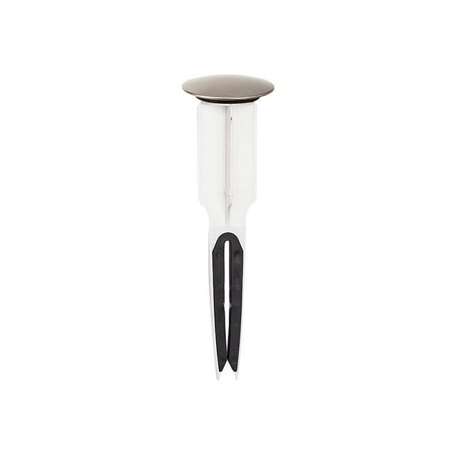 Tapón desplegable para lavabo de baño PermaFlow PF0251, 14 cm, níquel cepillado