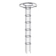 thumbnail image 1 of Enrejado de obelisco para jardín - Estructura vertical tipo sombrilla para plantas trepadoras, acero negro, 180 cm/210 cm, soporte para enredaderas y plantas trepadoras de exterior, 1 of 5