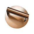 thumbnail image 1 of Prensa de Hamburguesas de Acero Inoxidable Macarena Aplastador Antiadherente Redondo Dorado, 1 of 8