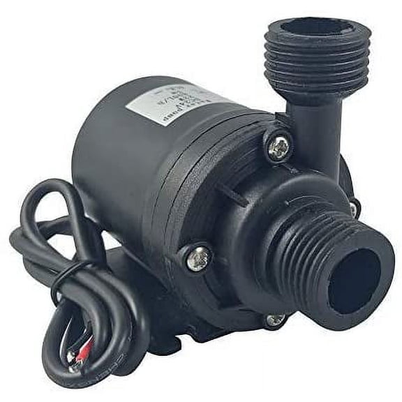 DC 24V Brushless Water Pump 1/2'' Male Thread Centrifugal Submersible Pump 800L/H 210GPH 4M/13ft for Fountain Solar Panel Pond Aquarium Water Circulation System