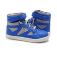 thumbnail image 5 of Old Soles Toddlers New Leader Fashion Sneakers, Neon Blue \ Grey Suede,26 EU (9.5 US) M US, 5 of 7