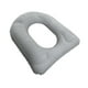 thumbnail image 2 of Cojín de inodoro inflable Asiento cómodo Cojín de soporte de inflado de aire para Flocado gris, 2 of 9