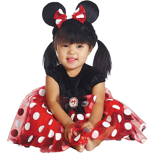 Disney Store Authentic Minnie Mouse Pink Costume Baby Dress 3 6 12 18 24 Months 
