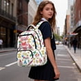 thumbnail image 6 of Bulopur Axolotl Kids Backpack for Girls Axolotl Print School Bag Lightweight Multi-Pocket Book Bag for Daily Use, 6 of 7