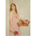 thumbnail image 1 of Great BIG Canvas | Rolled George (1858-1933) Bulleid Poster Print entitled The Flower Seller, 1929, 1 of 4