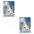 thumbnail image 3 of Injueey Cuadros de pintura de diamantes de Navidad, arte de pared, artesanía para niños, decoración de vacaciones, Papá Noel, muñeco de nieve, casa Type1 NO1, 3 of 6