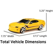 New Bright (1:10) Chevy Camaro Battery Radio Control Sports Car, 61029U-7Y, Yellow